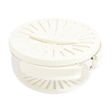 Maxbell Fruit and Vegetable Washing Bowl Practical with Foldable Handle Drain Basket White