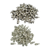 Maxbell 150 Pieces Bell Shape End Cap Cord Connector for Jewelry Making Findings