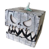 Maxbell Wooden Halloween Pumpkin Box Creative Pumpkin Ornament for Garden Desk Shelf