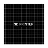 Maxbell Black 400x400mm Platform Sticker Tape For 3D Printer Hot Bed Aluminum Plate