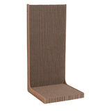 Maxbell Cat Scratching Board L Shape Cat Cardboard Bed for Wall and Couch Protection 56cmx30cmx24cm