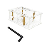 Maxbell Clear Acrylic Case for 5 Pro Development Board Protective Shell with Antenna without fan