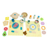 Maxbell Kids Play Kitchen Accessories and Tableware for Toddlers Girls Boys Childern