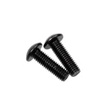 Maxbell 4x10x Decorative License Plate Frame Aluminum Bolt Screws Cover 16x5mm Black
