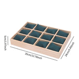 Maxbell Watch Jewelry Box Father Day Gifts Multifunctional 12 Slot Watch Travel Case Green Pillow