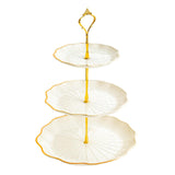 Maxbell Cupcake Stand Dessert Fruit Candy Display Plate for Countertop Desktop Party L