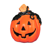 Maxbell Halloween Pumpkin Figurine Miniature Sculpture for Desk Entrance Living Room Style B