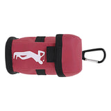 Maxbell Maxbell Golf Ball Carry Bag Small Golf Accessories Waterproof Pouch with Hook Red