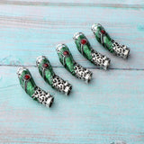 Maxbell 10x Dreadlock Bead Twist Braid Jewelry Tubes DIY Bracelet Beard Hair Pendant