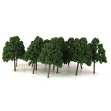 Maxbell 3x25x Dark Green Model Trees N Scale Train Layout Scenery Diorama 1:150