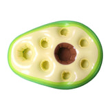 Maxbell Inflatable Floating Drink Holder Floating Tray for Swimming Pool Accessories Avocado