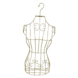 Maxbell Hanging Half Body Torso Mannequin Support Female Mannequin for Stores Sewing Gold