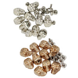 Maxbell 20 Sets Skull Studs Rivets Punk Rock DIY Spikes Shoes Bags Decor
