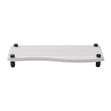 Maxbell Water Absorbent Pad Sponge Holder Rack Mat Nonslip Organizer Sink Drying Mat White
