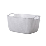 Maxbell 2pcs Storage Basket Hollow Design Bin for Clothes Cosmetics Various Sundries