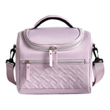 Maxbell Lunch Bag for Women Portable Adult Lunch Cooler Case for Beach Office Travel Purple