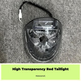 Light Assembly, Water Resistant, Easy Installation, Night Riding Black Taillight
