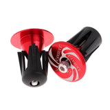 Maxbell 2pcs Handlebar End Caps Handlebar Plugs for Road Bike Mountain Bike Red - Aladdin Shoppers