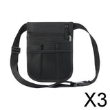 Maxbell 3xNurse Organizer Belt Adjustable Extra Pocket Shoulder Bag Multi-Compartment