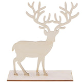 Maxbell Natural Wooden Cute Elk Deer Shape Hanging Jewelry Display Stand Rack Showcase - Aladdin Shoppers