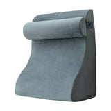 Maxbell Backrest Pillow Multifunction Back Support Wedge Pillow for Hotel Dorm Adult Gray