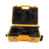 Maxbell Surveying Instrument Box Sturdy Storage Case for Theodolite Level Instrument yellow