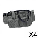 Maxbell 4xNurse Pouch Waist Bag Apron Hip Bag Utility Waist Pack Nurse Tool Belt Pouch Gray