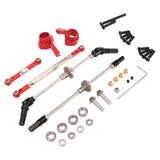 RC Metal Axle Gear Bridge Shaft Steering Cup Steering Rod Kit Wear Resistant