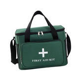 Maxbell Empty First Aid Bag Heavy Duty Medical Bag for Office Outdoor Activities Car green