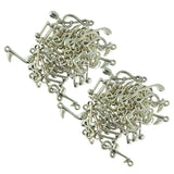 Maxbell 80 Pieces Tibetan Silver Mixed Musical Note Symbol DIY Charms Pendants