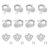 12pcs Marine Grade Stainless Steel Boat Hook Coat and Hat Hooks Wall Mount