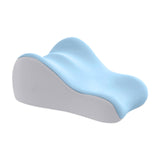 Maxbell Memory Foam Bed Wedge Pillow Headboard for Men Women Watching Movies Massage light grey