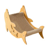 Maxbell Cat Scratcher Bed Wood Frame Wear Resistant Pet Lounger Furniture Protection