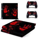 Maxbell Blood Hand Skin Sticker For PS4 Playstation 4 Console Controller Decal Set - Aladdin Shoppers