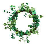 Maxbell Artificial Wreath Simple 2024 Spring Simulation Wreath for Garden Home Patio