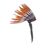Maxbell Artificial Feather Headdress Adults Headband for Carnival Dance Role Playing