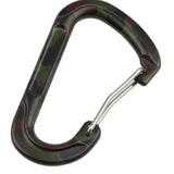 Maxbell Maxbell Aluminum Alloy D-Shape Outdoor Hiking Camping Carabiner Bottle Bag Keyring Hanging Snap Carabiner - Camo
