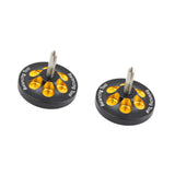 Maxbell 2x Vehicle Weight Balancing Tool for Model Hobby Car Spare Parts Accessories black gold