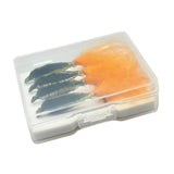 Maxbell 4 Pieces Fly Fishing Flies Lure Set with Hooks for Trout Trout Fishing Lures orange