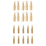 Maxbell 20pcs Fishing Brass Sinker Drop Shot Slider Weights Finesse Sinker Tackle