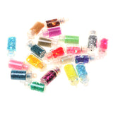 Maxbell Maxbell 20 Bottles Colorful Nail Tips Glitter Manicure 3D Nail Art Decorations Beads