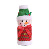 Maxbell Christmas Wine Bottle Sleeve Holder Cover for Christmas Table Decor Snowman