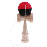 18cm Kids Children Traditional Kendama Ball Wood Educational Game Skill Toy Black Red