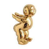 Maxbell Maxbell Ceramic Abstract Art Figure Bookend for Holding Books, Movies, , Video Games
