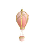 Christmas Tree Hanging Decoration Christmas Bauble for Holiday Home New Year Hot Air Balloon PInk