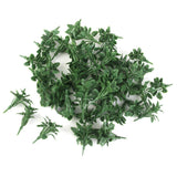 Green Plastic Heart&Sword Shaped Leaves Grass Ground Cover HO OO for Diorama