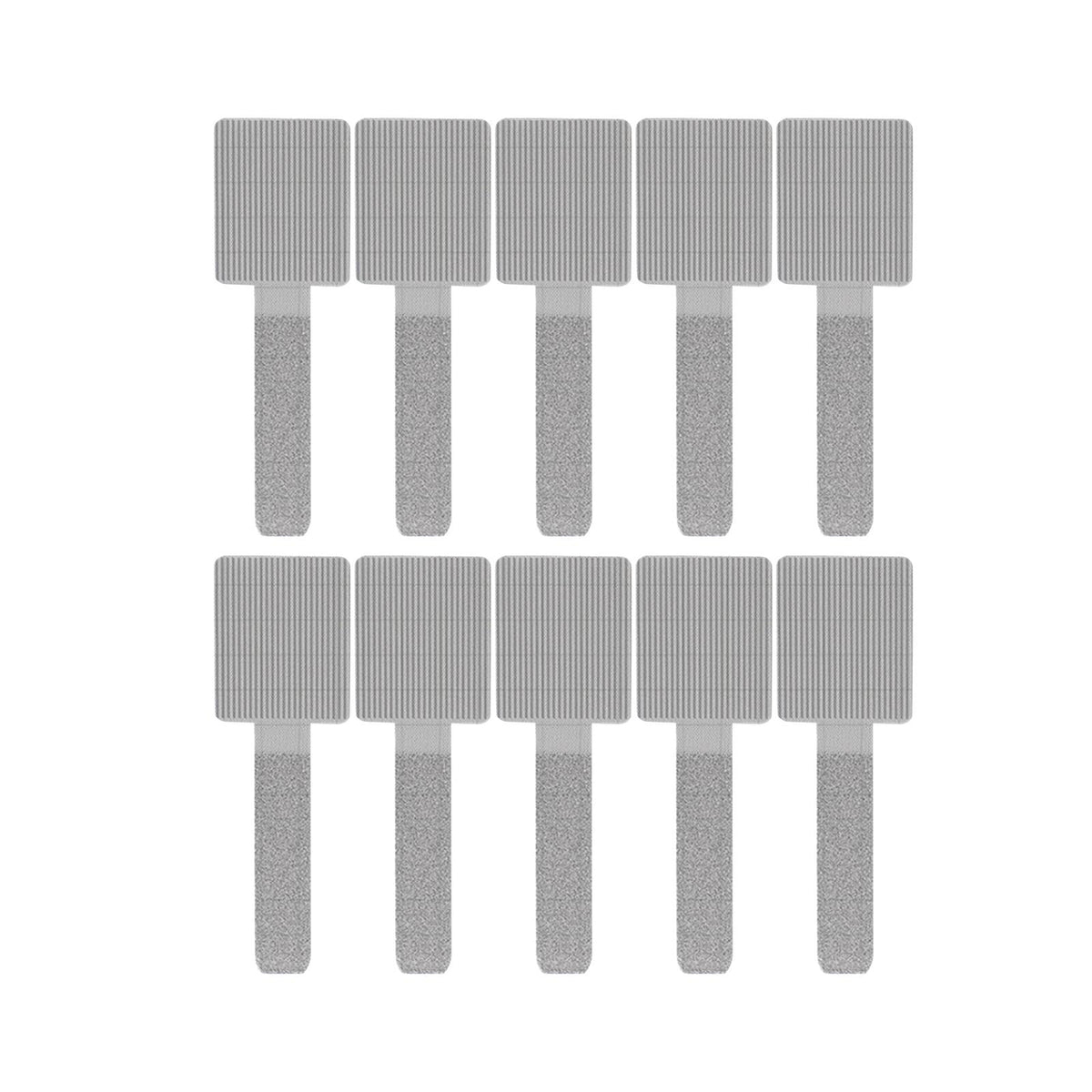 Maxbell 10x Reusable Cable Ties Cord Organizer for Data Centers Home Computer Cables Gray