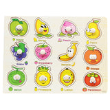 Maxbell Wooden Sea Animal Shaped Peg Puzzle Baby Toddlers Preschool Kids Toy 9