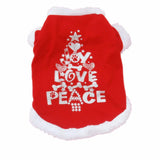 Maxbell Maxbell Pet Dog Puppy Cat Apperal Jumpsuit Clothes Xmas Costume Chrismas Outfit  XS