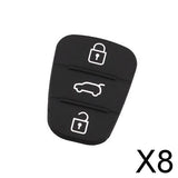 Maxbell 8xCar 3 Buttons Remote Key Cover Case Shell For Hyundai I30 IX35  K2 K5